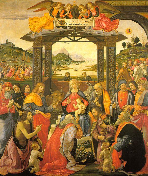 Adoration of the Magi   qq, Domenico Ghirlandaio